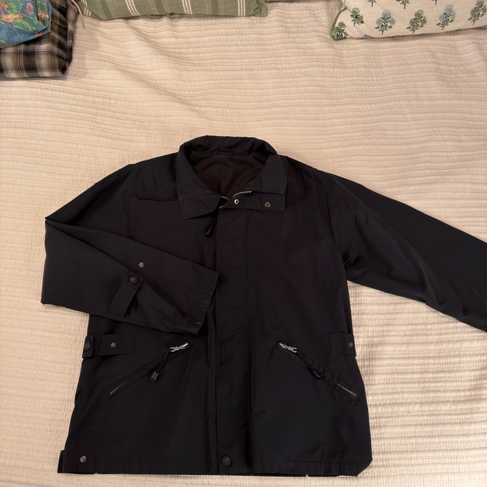Armani Collezioni Black Raincoat